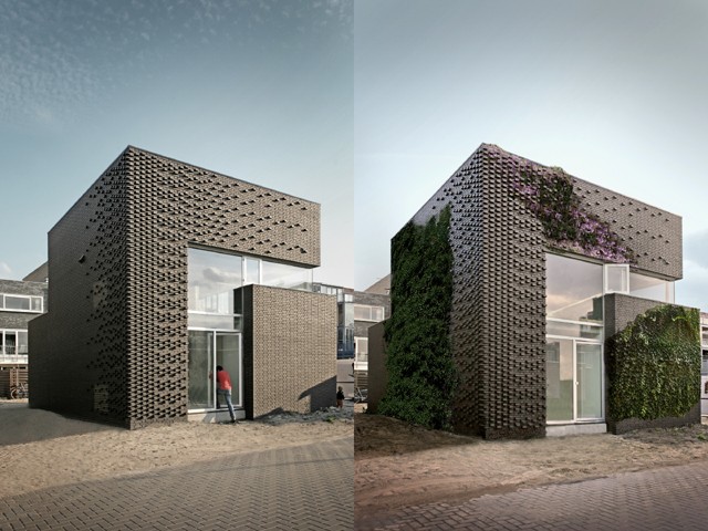 Black Brick House by Marc Koehler Architects
