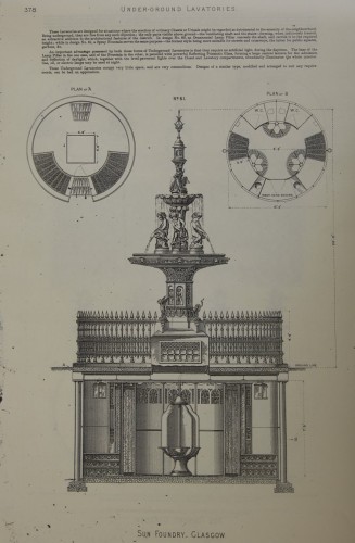 Victorian Underground Toilet Drawing