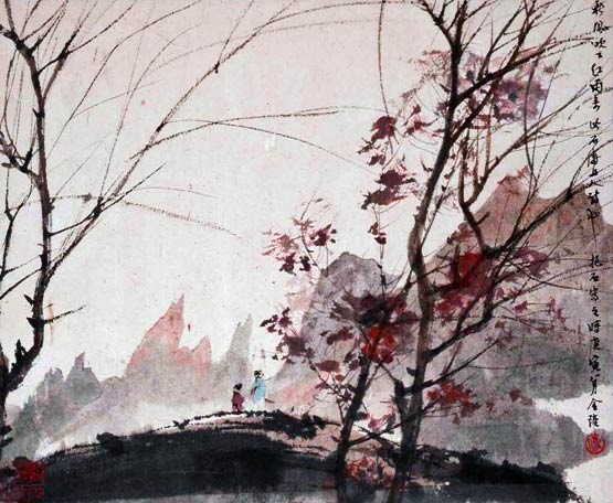 Chinese ink drawings ...