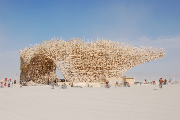 burning man festival structure