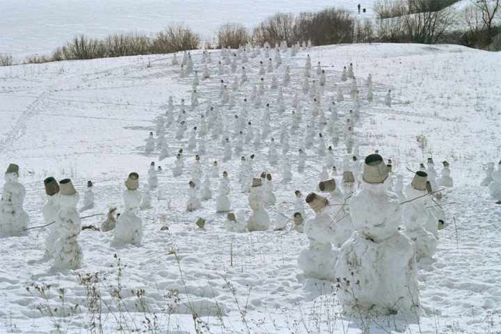 Snowman Landscape