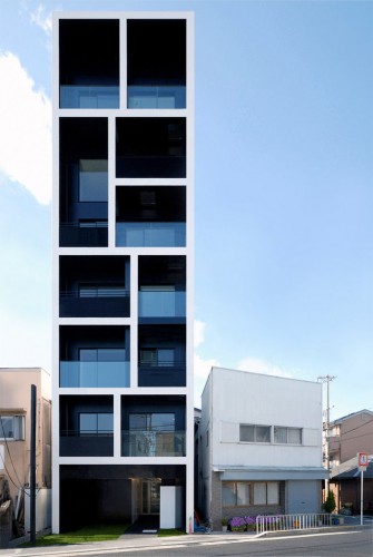 ... cool apartment building in Katayama ... Japan