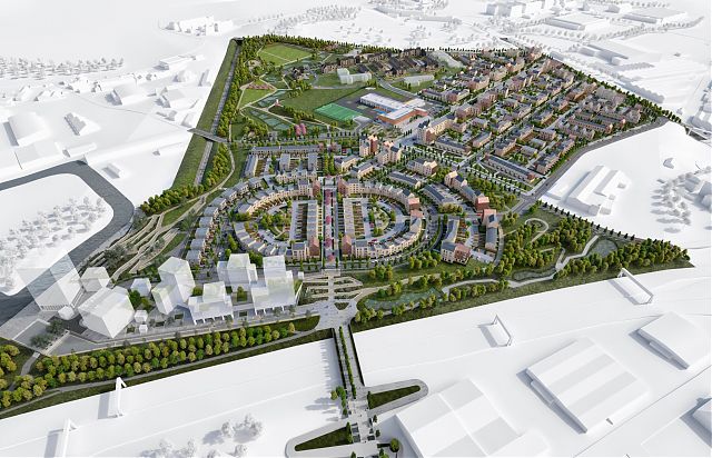 Sighthill Residential Masterplan View from the South Sighthill Residential Masterplan View from the South