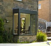 Bay window & kitchen