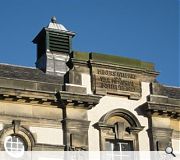 Reharled front facade with one of the ventilation towers