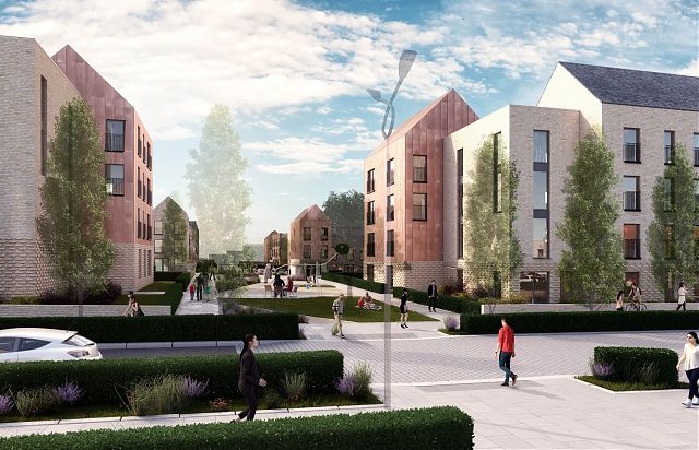 Sighthill Residential Masterplan Visualisation 01 Sighthill Residential Masterplan Visualisation 01