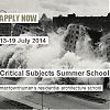Critical Subjects Summer School