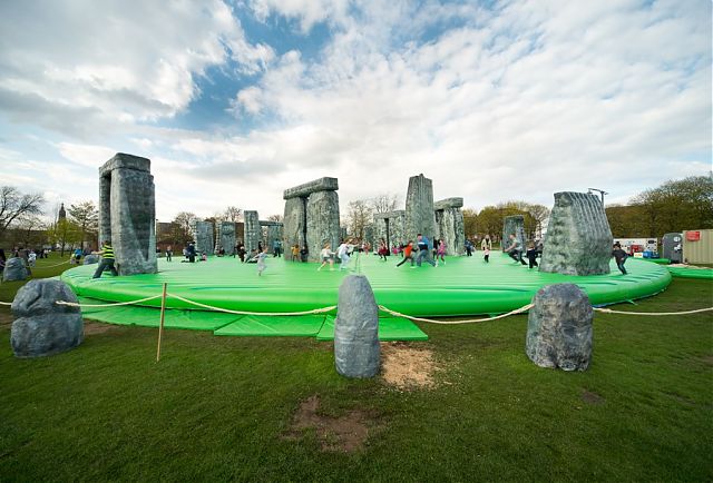 'Sacrilege' by Jeremy Deller. Glasgow International Festival 2012 'Sacrilege' by Jeremy Deller. Glasgow International Festival 2012
