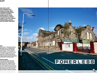 <p>Sean Kinnear pays a visit to Kirkcaldy&rsquo;s doomed Old Victoria Power  Station, seat of a long-running demolition battle between its owners and  conservationists. in the process he kickstarts a wider discussion about  the fife town&rsquo;s forgotten industrial legacy. Photographs by Mark  Chalmers</p>