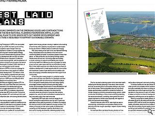 <p>Leslie Howson comments on the emerging issues and contradictions inherent in the new National Planning Framework (NPF4), a long term spatial plan to 2050 which sets out where development and infrastructure is required to support sustainable growth.</p>