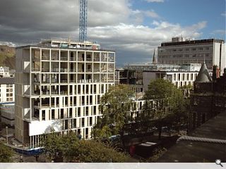 <strong>On site The two most significant construction projects in the city at present, the Informatics building and the Quartermile project will transform the south edge of the Old Town</strong>