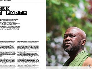 <p>RIBA Gold Medal winner Sir David Adjaye is on a global mission  to enable architecture to rediscover local context, social value and  sustainability through a nomadic approach that emphasises living off the  land in a literal sense. We unpack Adjaye&rsquo;s win and assess what it  means for a planetary practice.</p>