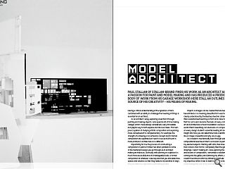 Paul Stallan of Stallan-Brand finds his work as an architect aided by a passion for paint and model making and has produced a prodigious body of work from his garage workshop. Here Stallan outlines the source of his creativity - his means of making.<br/>