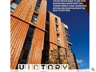 With the student housing boom showing no sign of abating we pop into the  University of Edinburgh&rsquo;s latest residences on Holyrood Road to see how  burgeoning investment has transformed living standards beyond  recognition from the days of bottom.