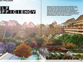 <p>Ahead of the delayed COP26 climate conference this November Leslie Howson investigates how architects and students must rethink established building typologies for a world which will no longer revolve around oil and global networks but sustainability and local resources. How can the construction sector learn from a tumultuous year to put into practice the reforms needed to meet these challenges?</p>