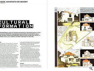 <p>Roger Emmerson looks at the rise and demise of architecture as a tool of cultural formation, addressing how a simplistic return to local forms on neo-vernacular grounds, despite some superficial appeal, is destined to fail as it carries too many messages at one time.</p>