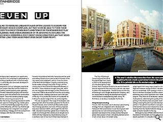 From Malmo to Freiburg urbanists have often looked to Europe for  contemporary design exemplars, but may soon be able to turn their eyes  closer to home if Edinburgh&rsquo;s ambitions for Fountainbridge play out as  planned. Here Ewan Anderson of 7N Architects outlines the principles  which underpin a post credit crunch master plan that seeks to prioritise  long term investment over short term profit.