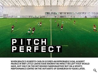When Brazil&rsquo;s Roberto Carlos scored an improbable goal against France in  1997 little can he have known the impact his left foot would have, not  only on the net behind Fabien Barthez but on a sports performance centre  on the outskirts of Edinburgh 19 years later.