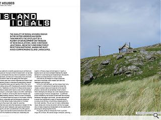 <p>The quality of rural housing design in the Outer Hebrides has been highlighted by a flurry of development on the back of new regulations. Here Constanze Jaczynska, architect and director at Proctor &amp; Matthews, warns we must avoid compromising island landscapes.</p>