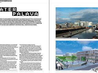 The former Fountainbridge Brewery has been subject to a succession of stalled master plans and failed development proposals over the years but work to tackle the canalside site is now stepping up a gear. Here Leslie Howson of Urban Design Solutions brings us up to speed on the story so far and comments on what will soon be delivered.