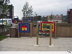 The shared space concept permeates all thinking, encouraging children to play on the street