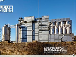 Hutchison's Flour Mill, an unusual piece of 21st century process  architecture, is a rare example of new dockside industrial construction  and the first mill to be built in Scotland for 30 years. Mark Chalmers  takes a look.