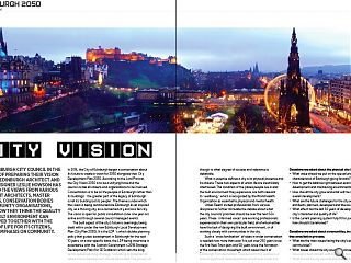 <p>With Edinburgh City Council in the process of preparing their vision  2050 for Edinburgh architect and urban designer Leslie Howson has  gathered the views from various prominent architects, master planners,  conservation bodies and community organisations. Here they detail how  they see the quality of the built environment can be improved together  with the quality of life for its citizens, with an emphasis on  community.</p>