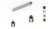Airmode double pendent ceiling mounted luminaire    