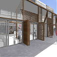 Argyle Street Upgrade, Cafe and Market Kiosks