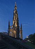 Scott Monument, Edinburgh - Lighting Design by KSLD        