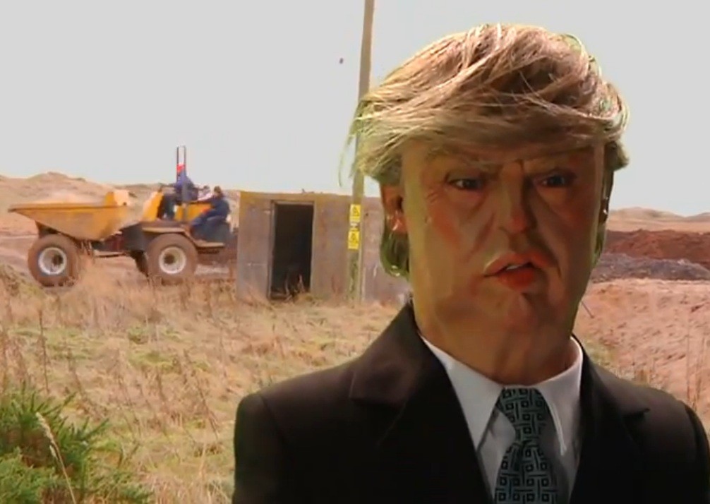 klink Passief grafisch Trump puppet satirises Menie golf estate : March 2012 : News : Architecture  in profile the building environment in Scotland - Urban Realm