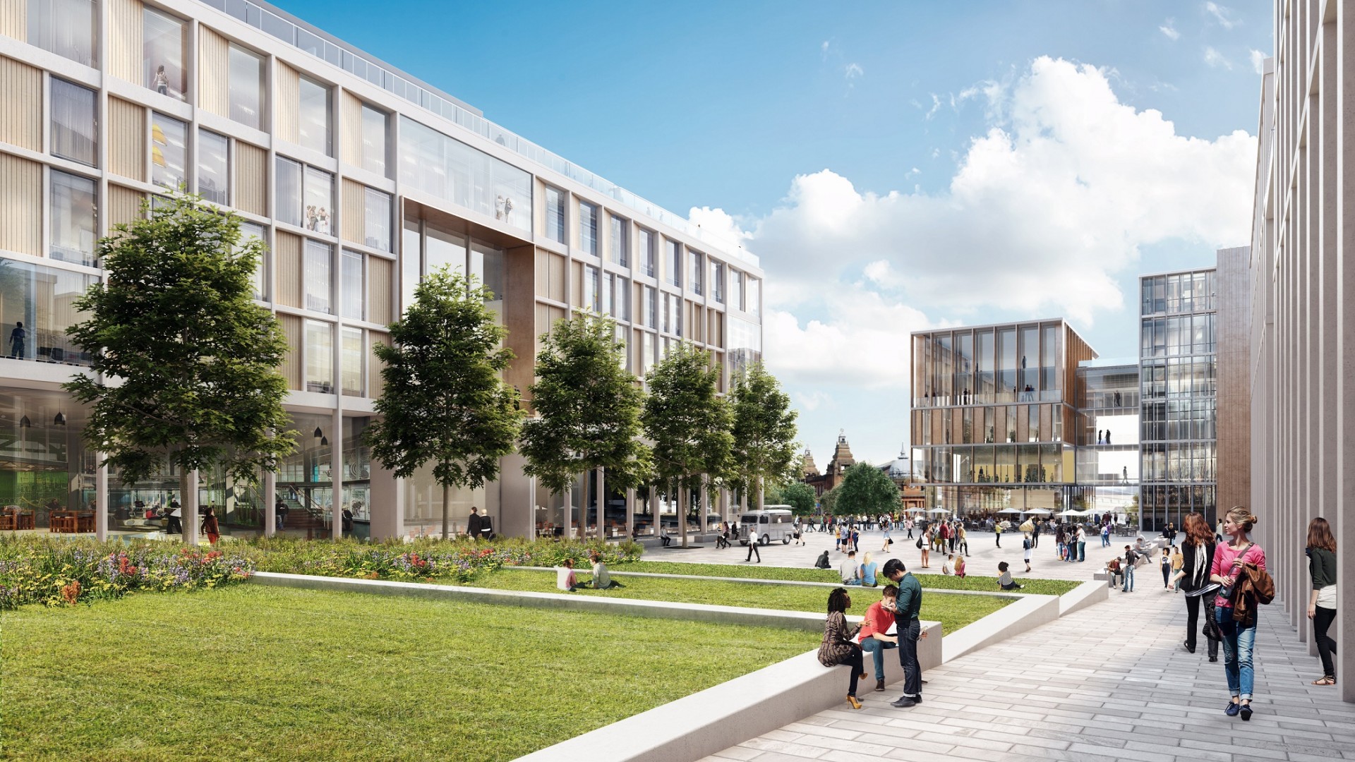 University of Glasgow campus masterplan waved through.