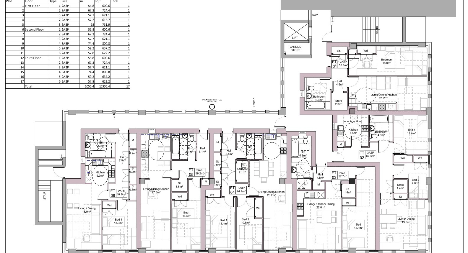 Anniesland office to residential conversion to provide 17 flats ...